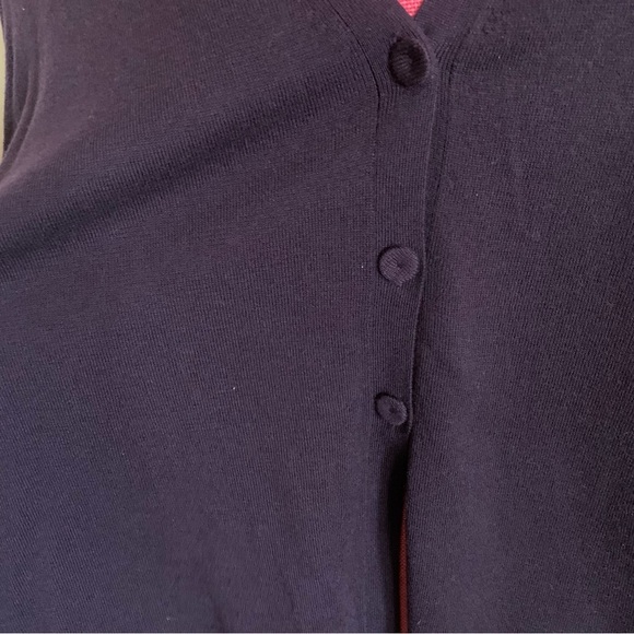 Purple 3-Button V-Neck Cardigan, Perfect Condition, XL Petite - Picture 2 of 6
